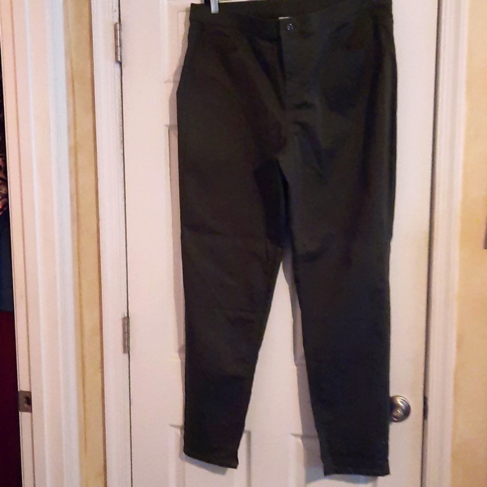 Olive green pants in 20WL